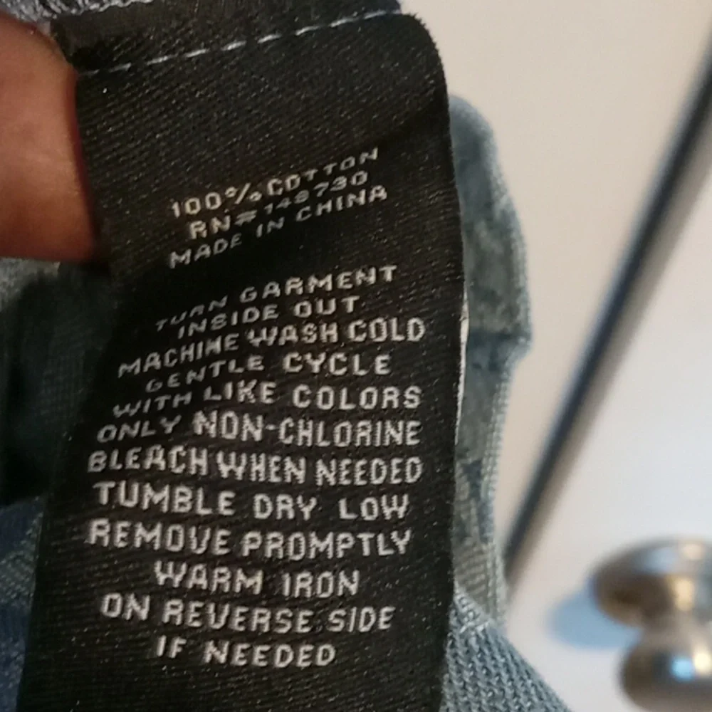 Ice Blue Flor Lightweight Deniml Midi Dress - Picture 7 of 7